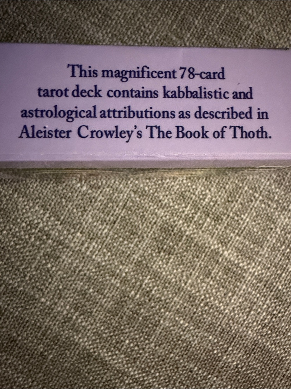 Aleister Crowley Thoth Tarot Deck – Complete 78-Card Esoteric Art Deck - Picture 4 of 6